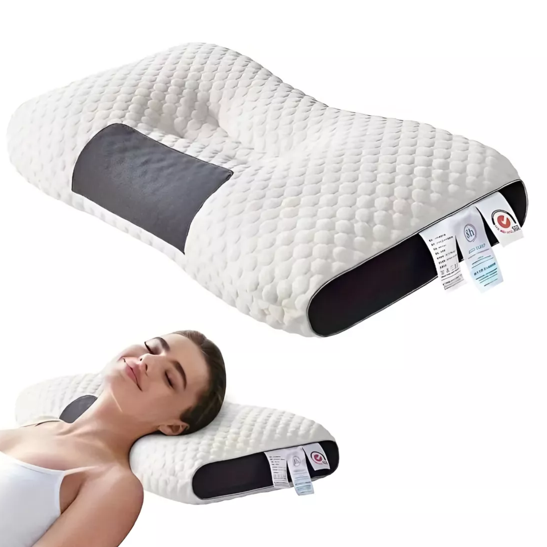 ALMOHADA VISCOELÁSTICA CON MEMORIA 3D