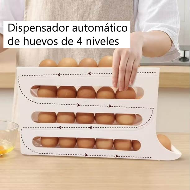 DISPENSADOR DE HUEVO 4 NIVELES HUEVERA